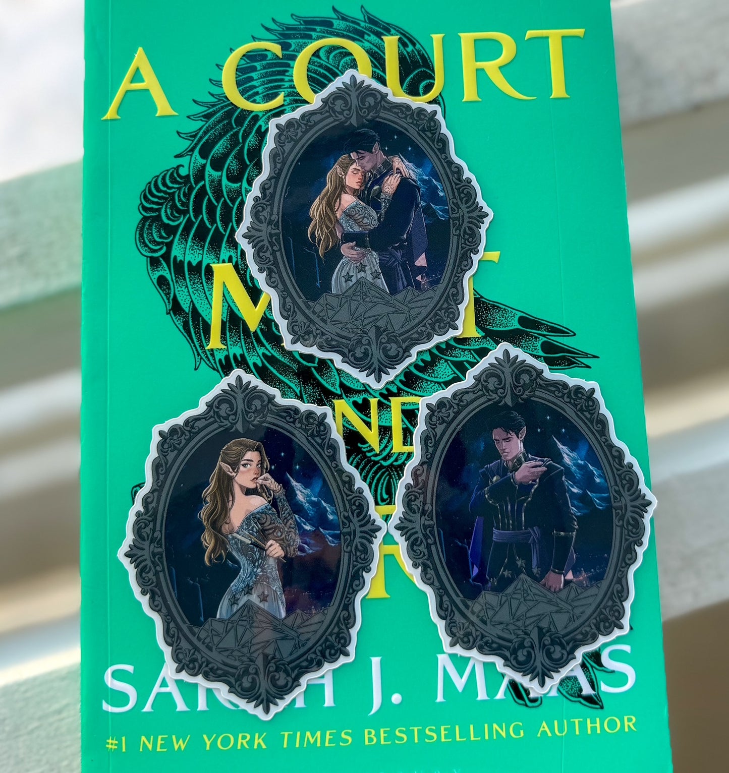 Feyre, Rhys, & Feysand Portrait Stickers