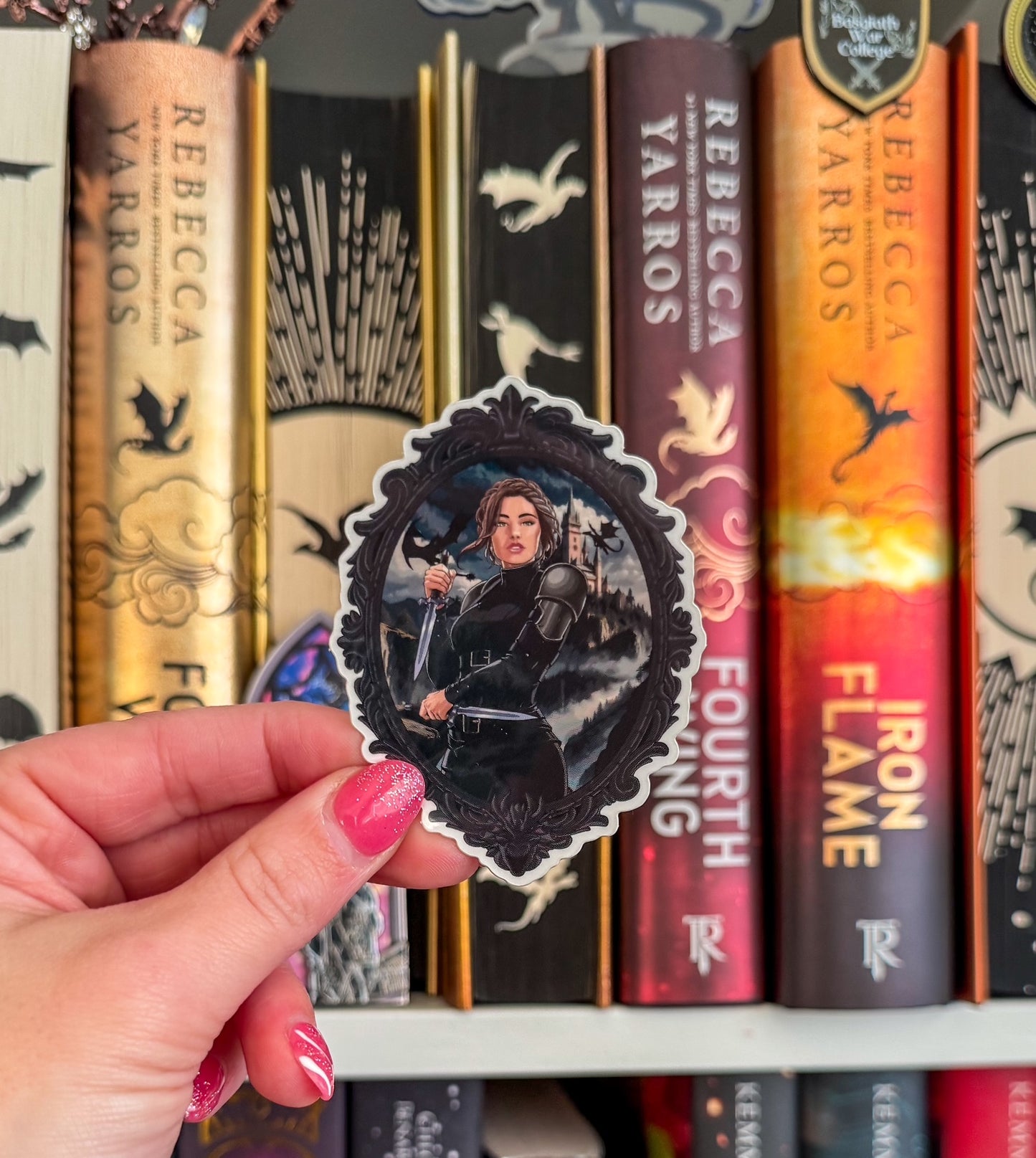 Violet Portrait Sticker