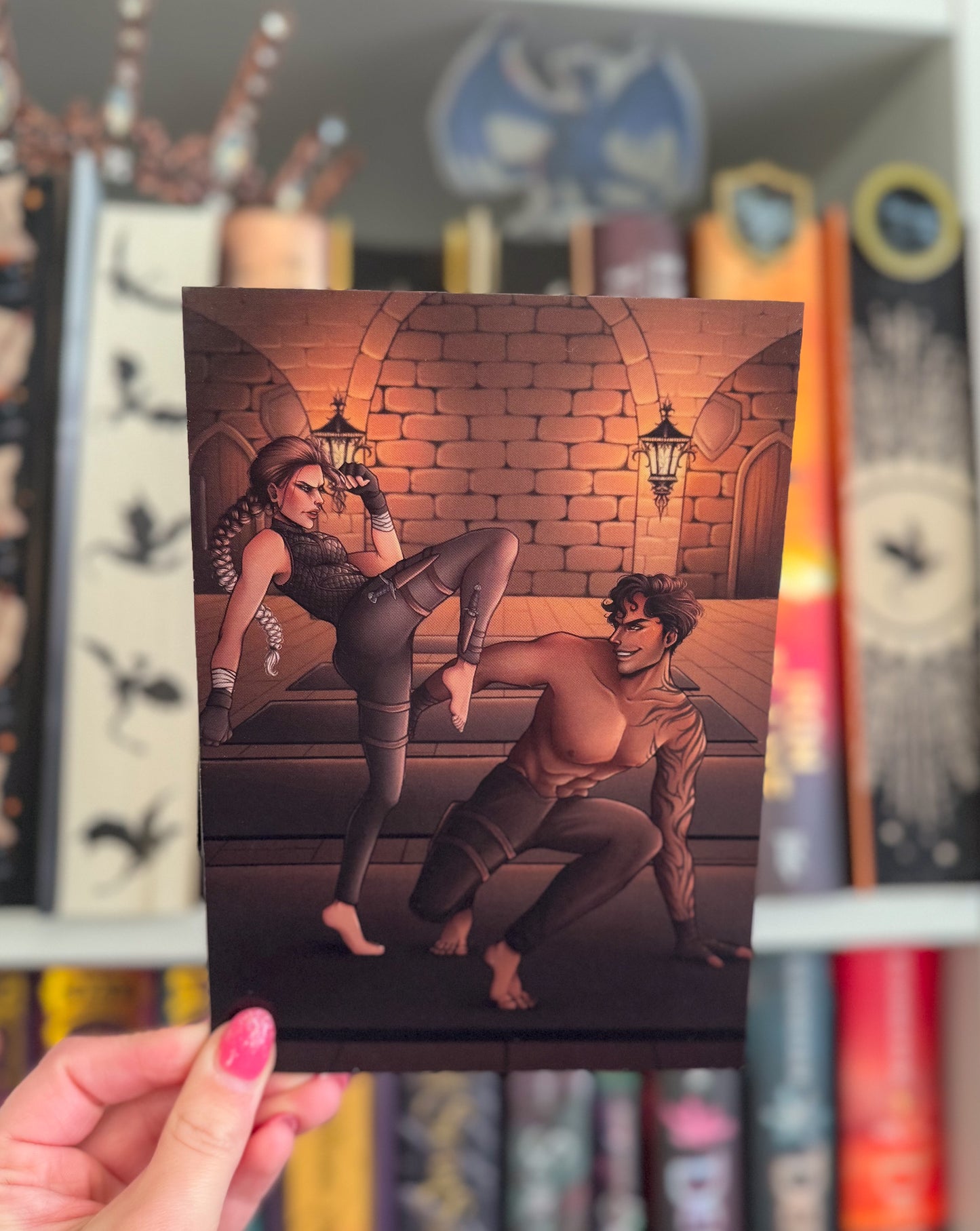 Violet & Xaden Training Print