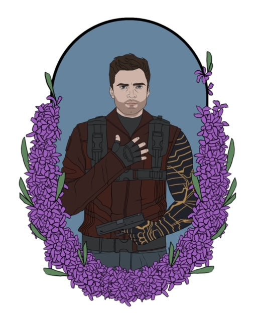 Floral Bucky Sticker