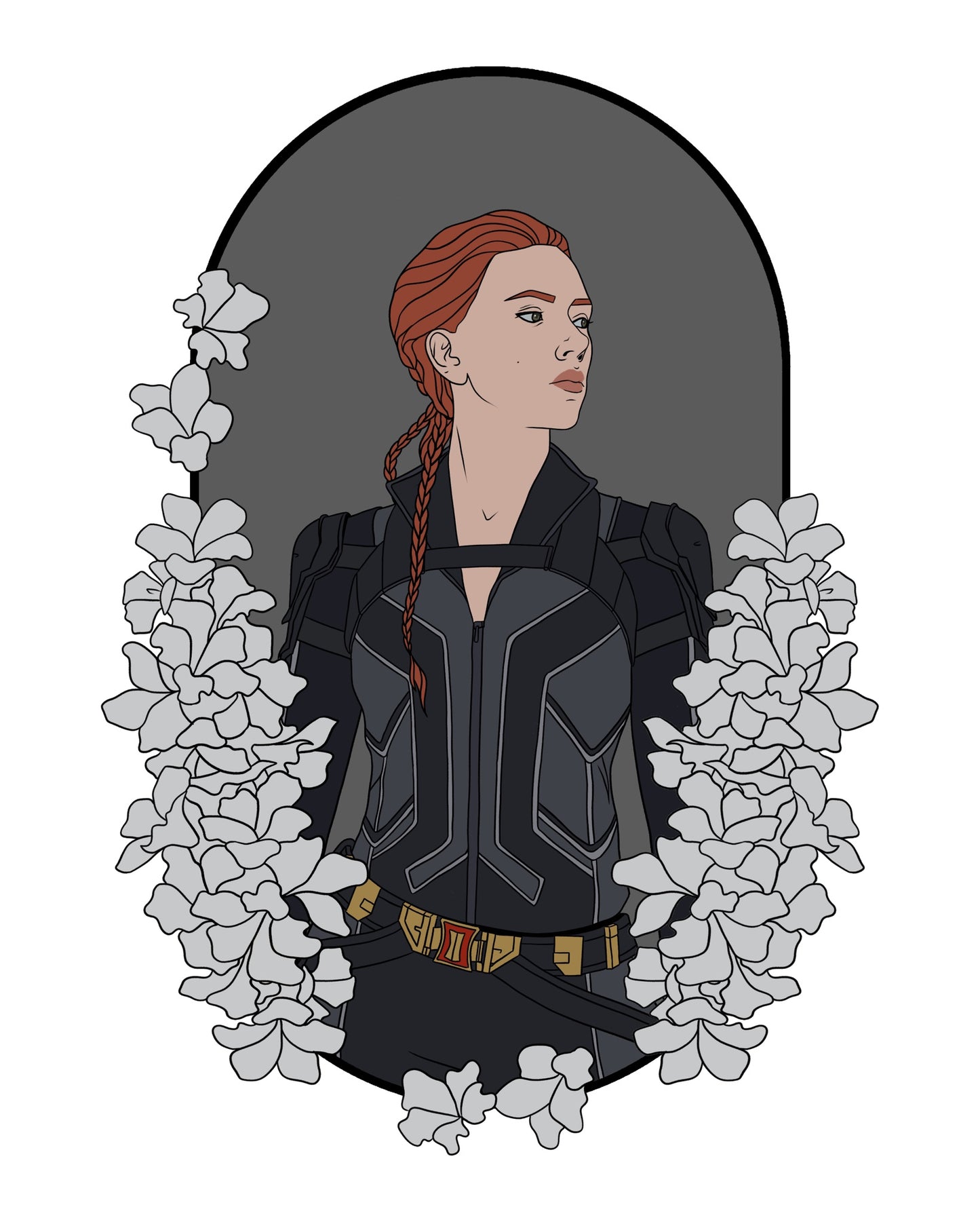 Floral Natasha Sticker
