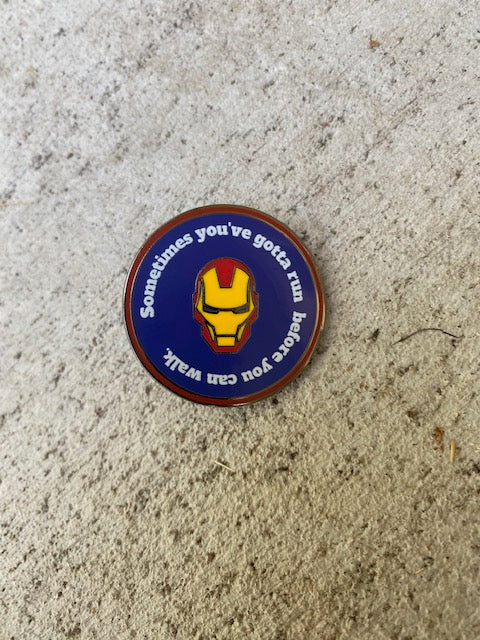 Tony Quote Mini Pin
