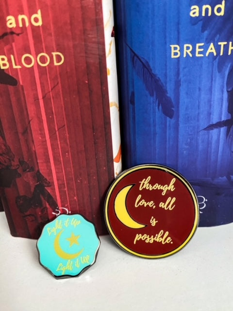 Crescent City Love Quote Mini Pin