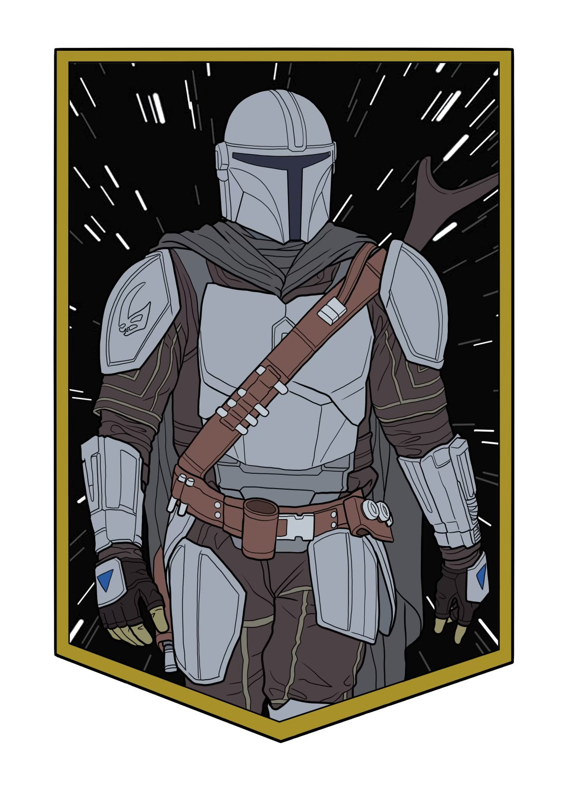 Bounty Hunter Galactic Emblem Sticker