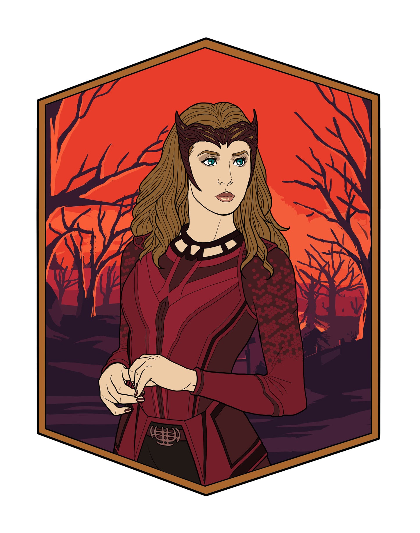 Apple Orchard Wanda Sticker