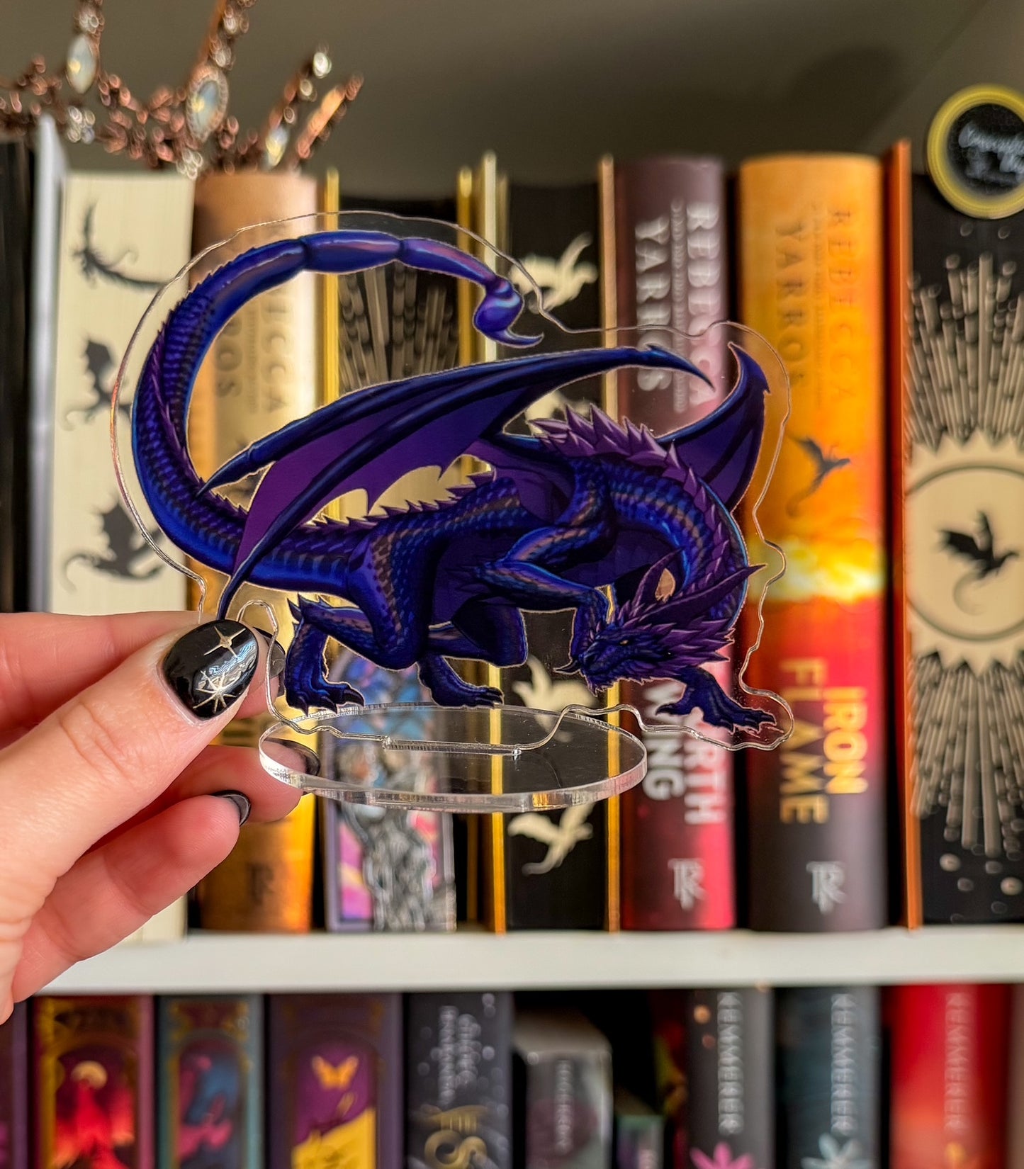 Iron Flame Andarna Dragon Shelfie (NEW!)