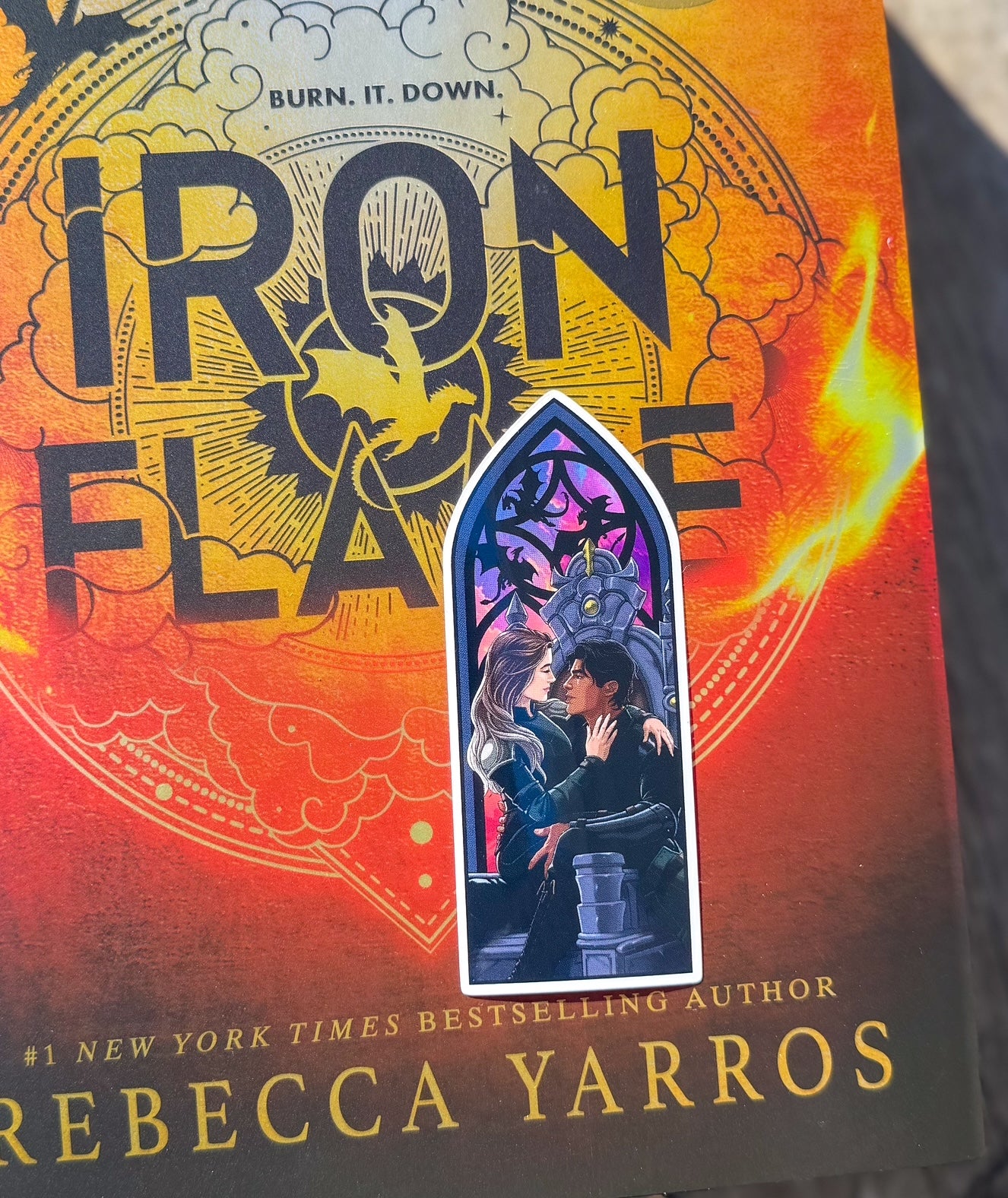 Violet and Xaden Fourth Wing Window Stickers