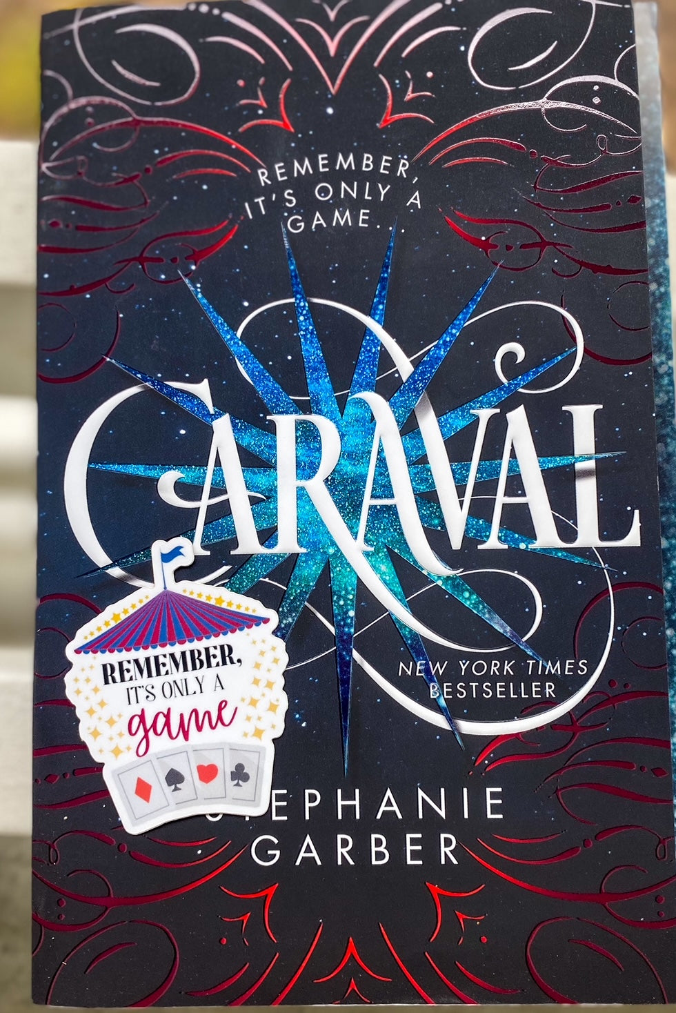 Caraval, It's Only a Game Sticker