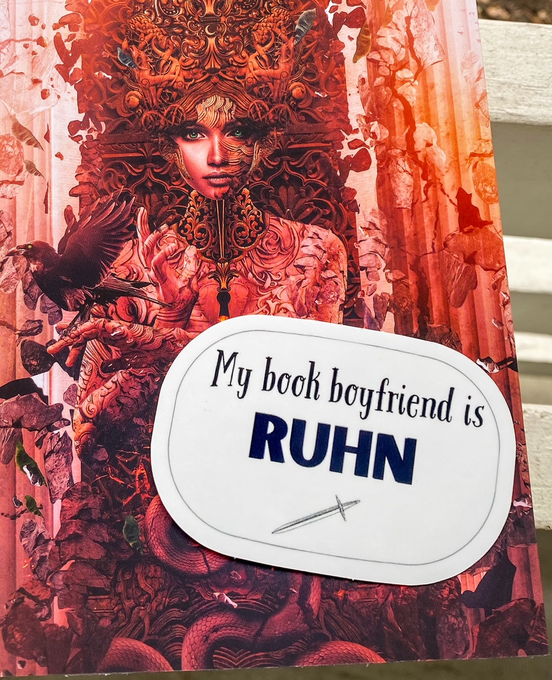 My book boyfriend is Ruhn Sticker