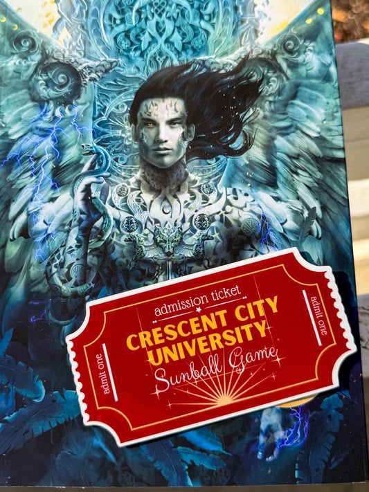 Sunball Crescent City University Ticket Sticker