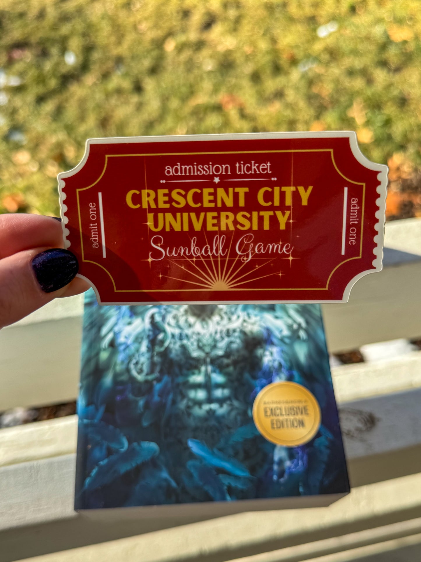 Sunball Crescent City University Ticket Sticker