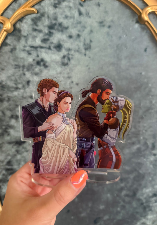 Starwars Couples Shelfies