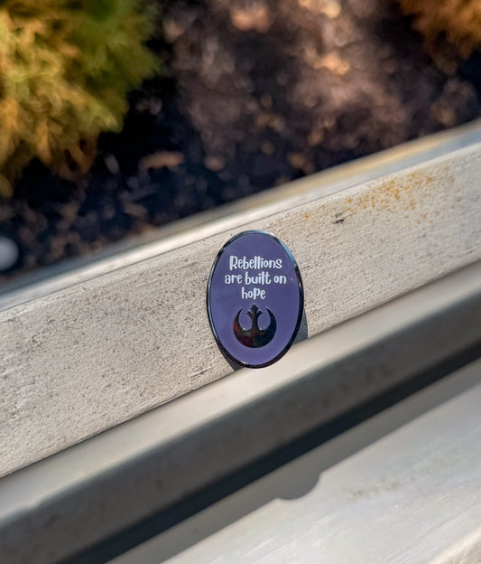 Rebellions are built on hope Andor Mini Pins (COMING SOON!)