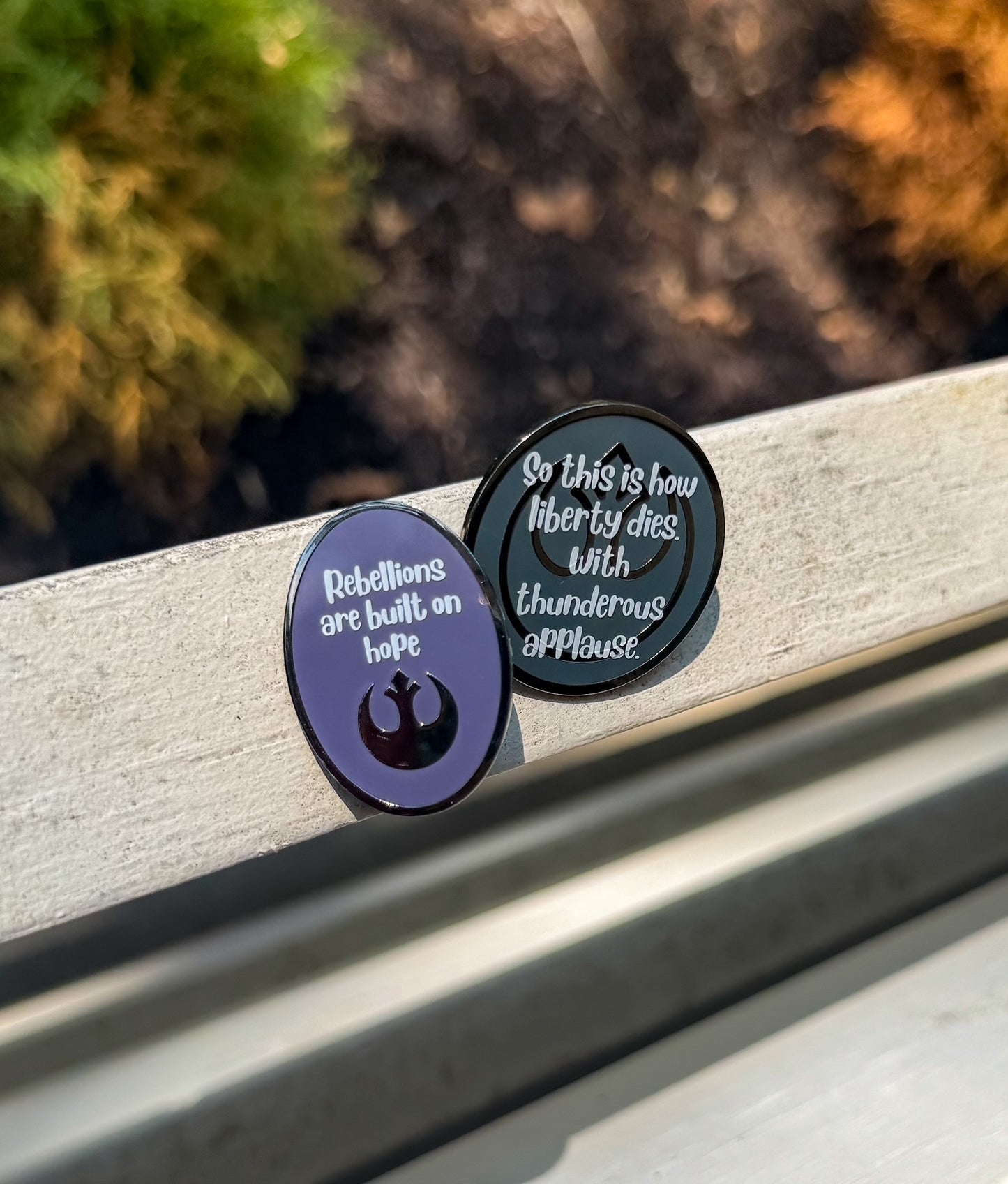 Rebellions are built on hope Andor Mini Pins (COMING SOON!)