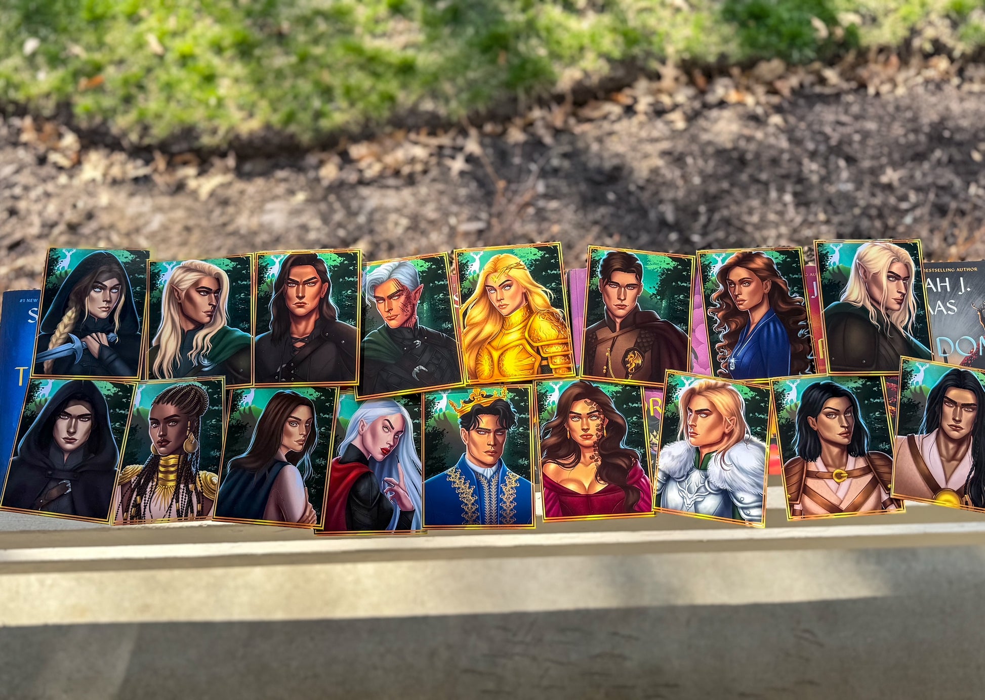 throne of glass mtg cards Throne of Glass Character Card Pack