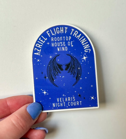 Azriel Flight Training Sticker