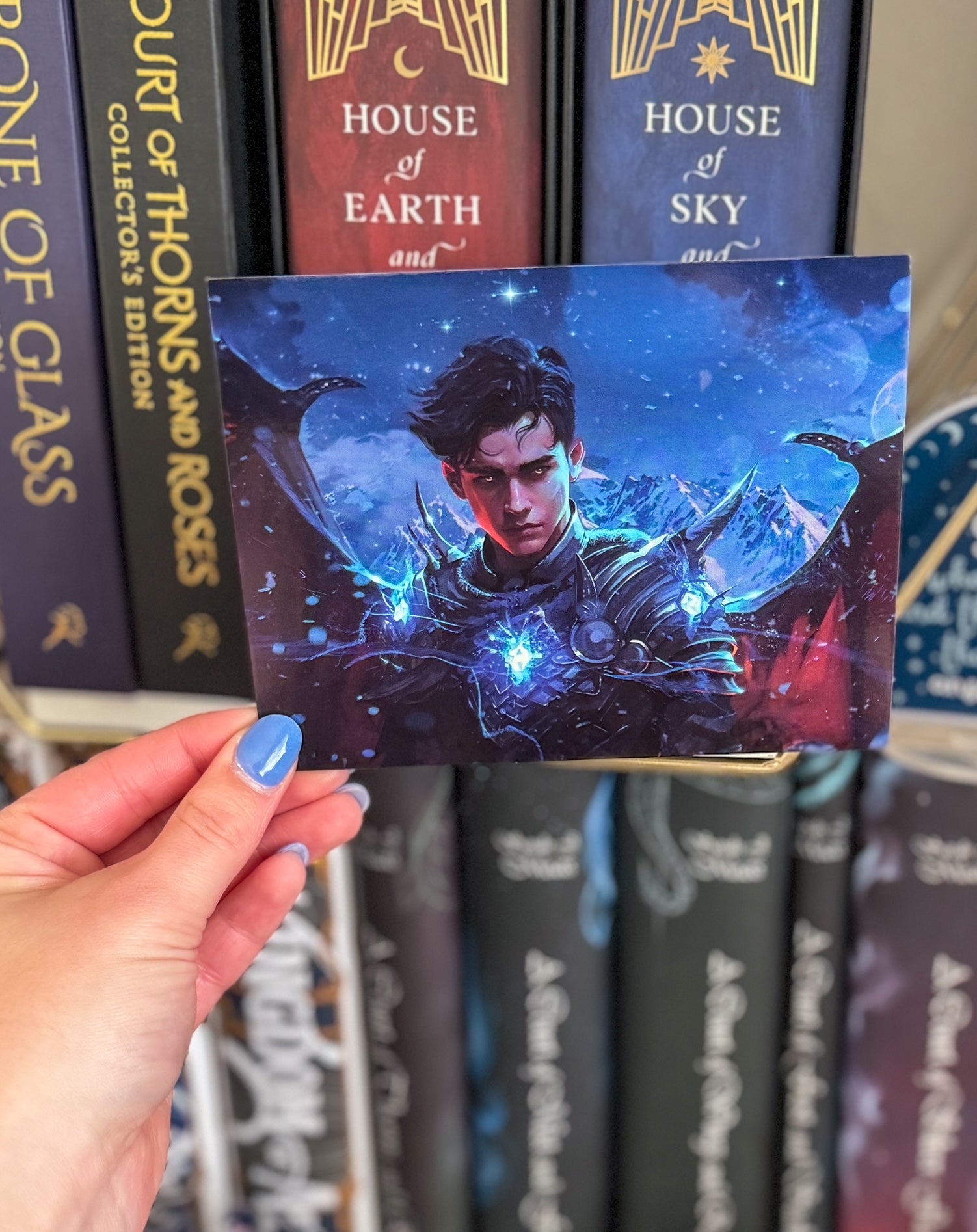 Azriel Shadow Singer Azriel the Shadow Singer Print โ Pins of Marvel and Magic