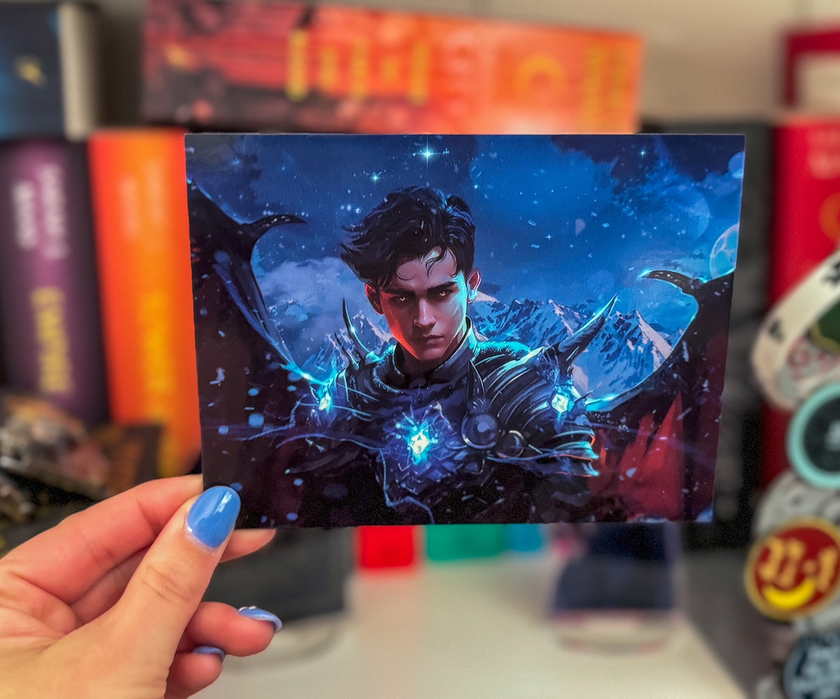 Azriel Shadow Singer Azriel the Shadow Singer Print โ Pins of Marvel and Magic