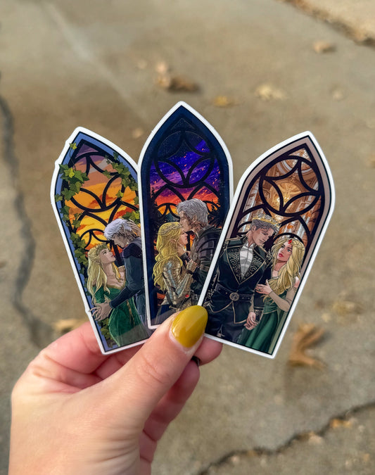 Aelin & Rowan Window Stickers