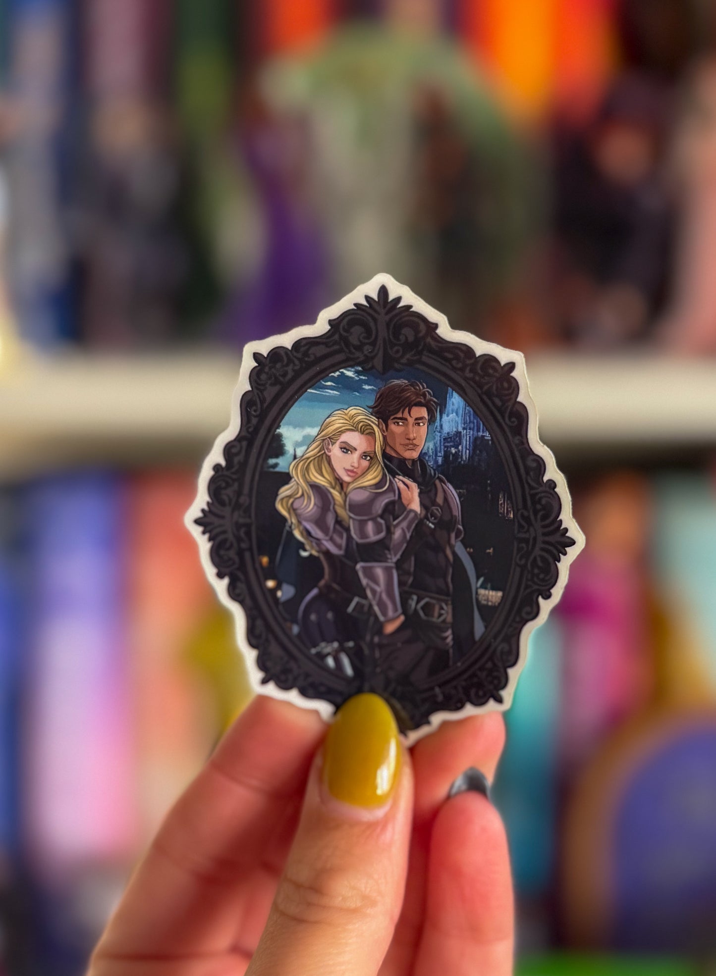 Celaena, Sam, & Samlaena Portrait Stickers