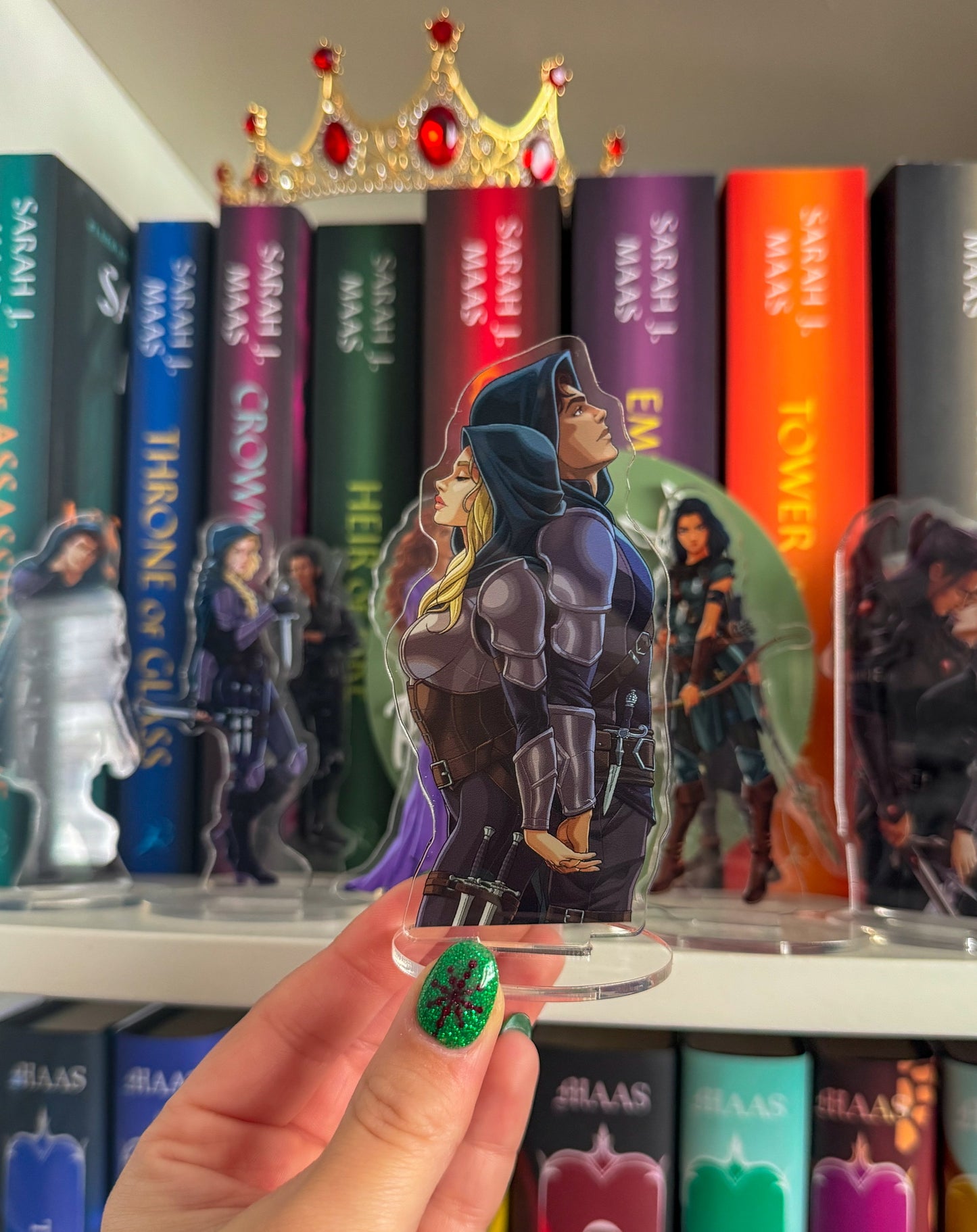 Sam and Celaena Shelfies