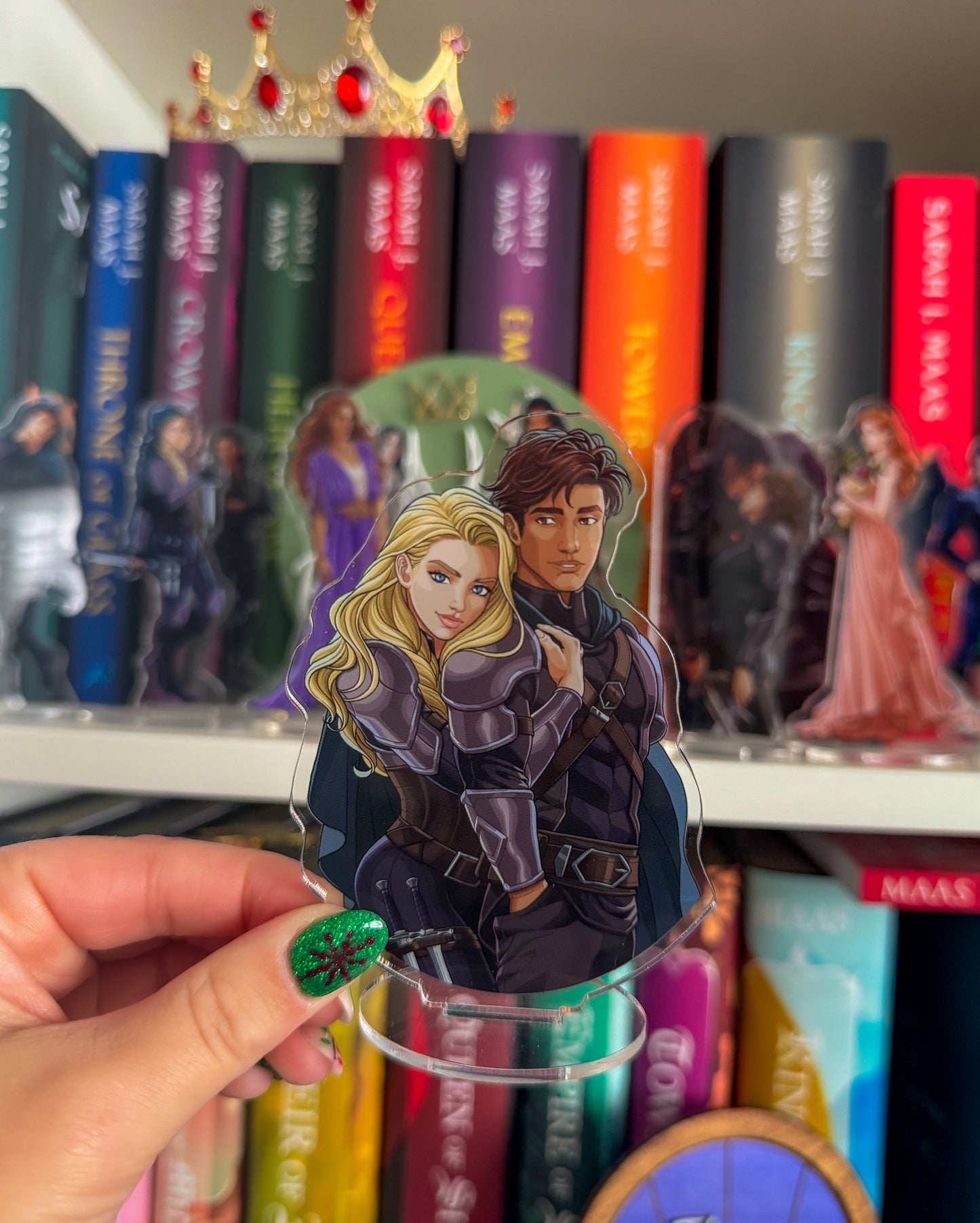 Sam and Celaena Shelfies