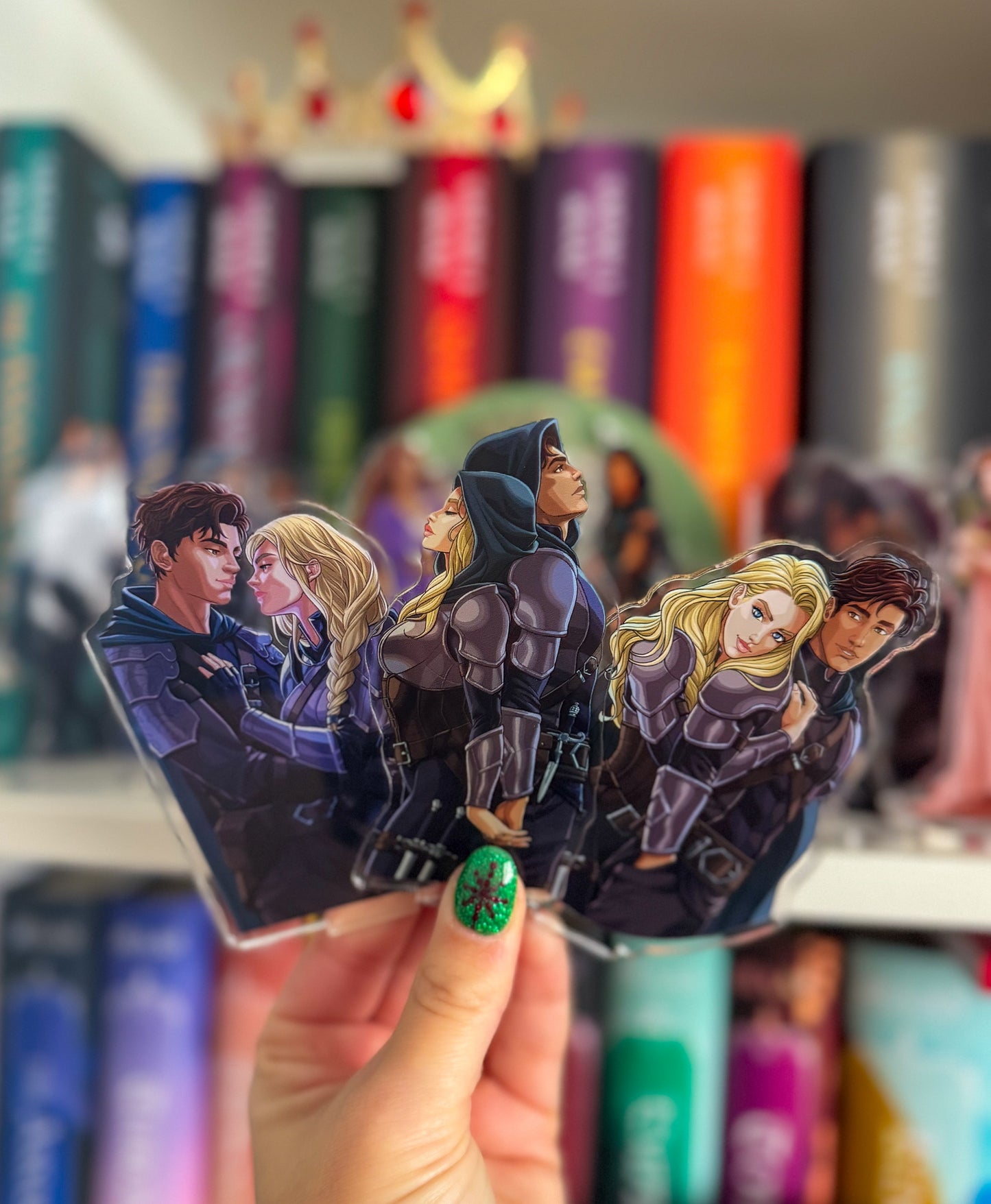 Sam and Celaena Shelfies