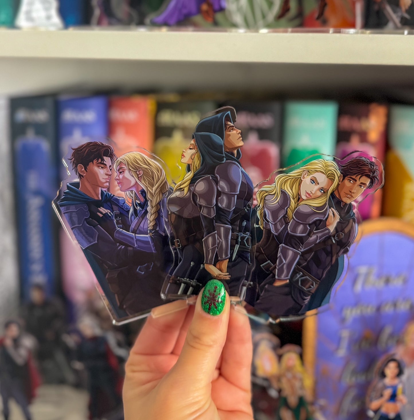 Sam and Celaena Shelfies