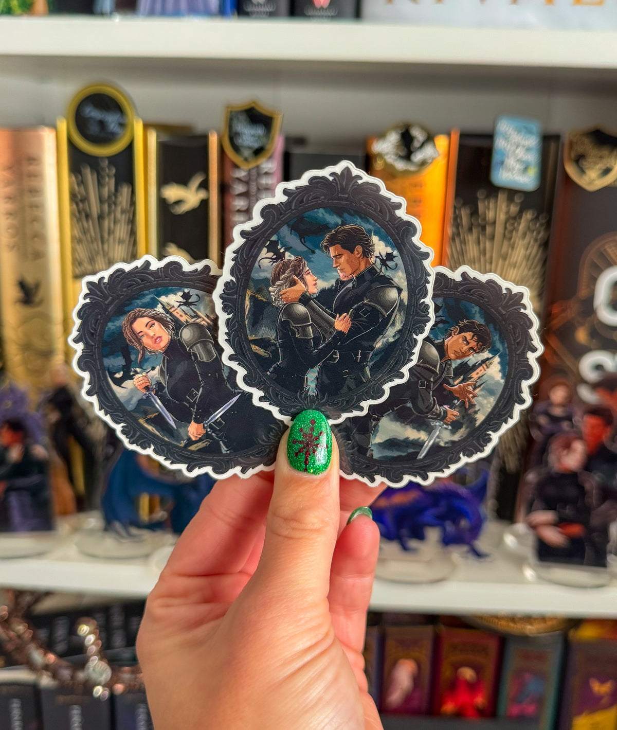 Violet Ex Sticker Violet & Xaden Portrait Stickers – Pins of Marvel and Magic