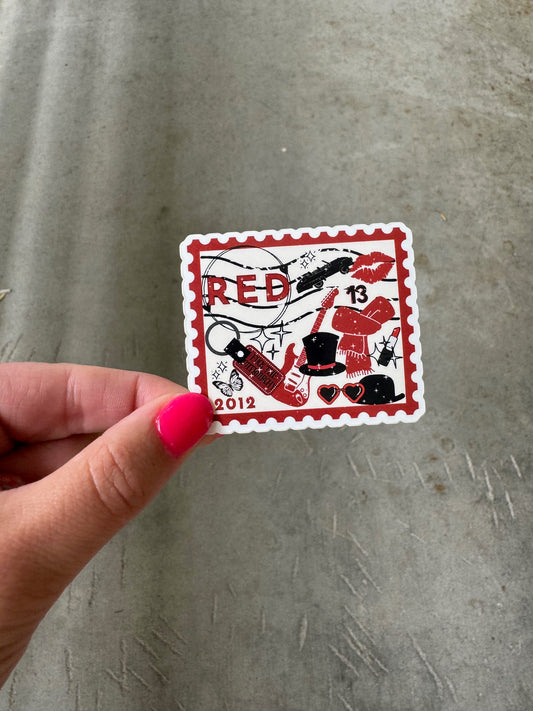 Red Era Stamp Sticker (NEW!)