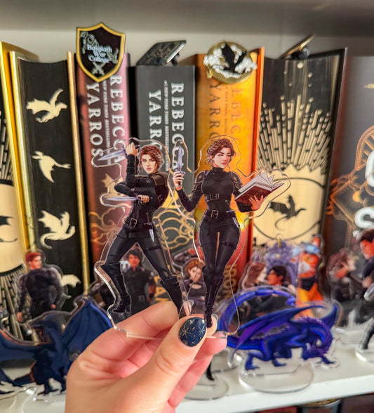 Violet Sorrengail Fourth Wing Shelfies