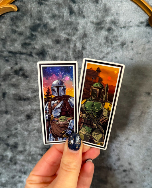 Mandalorian + Baby Yoda Stickers (NEW!)