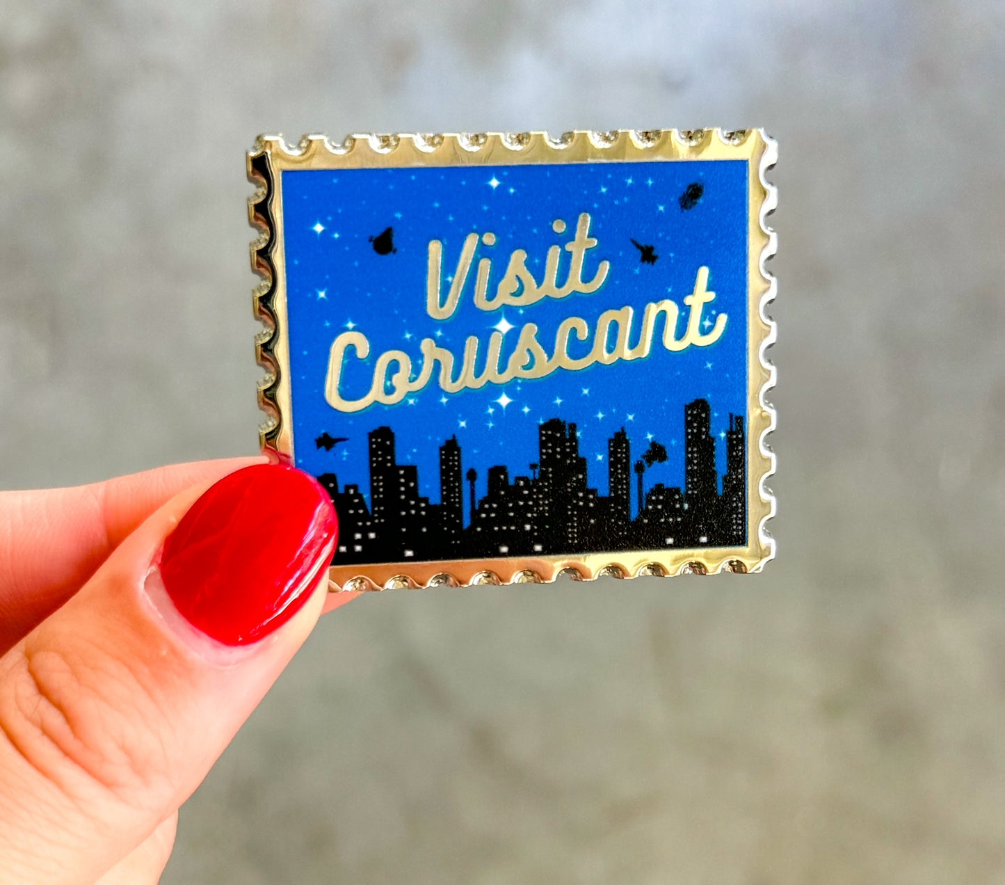 Visit Coruscant Stamp Mini