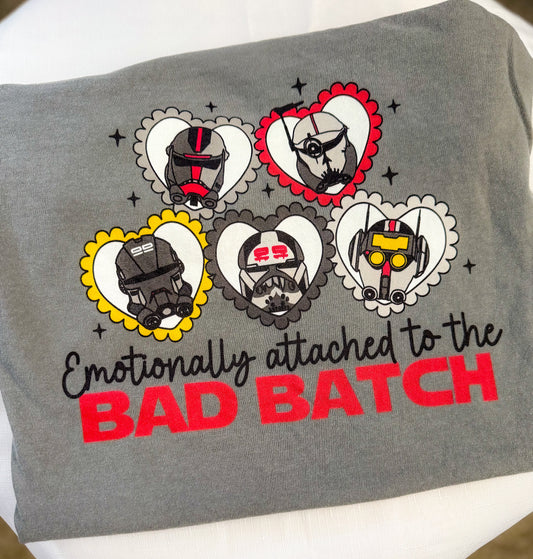 Emotionally Attached Bad Batch T-shirt Pre-Order (NEW!)