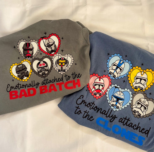 Emotionally Attached Bad Batch T-shirt Pre-Order (NEW!)