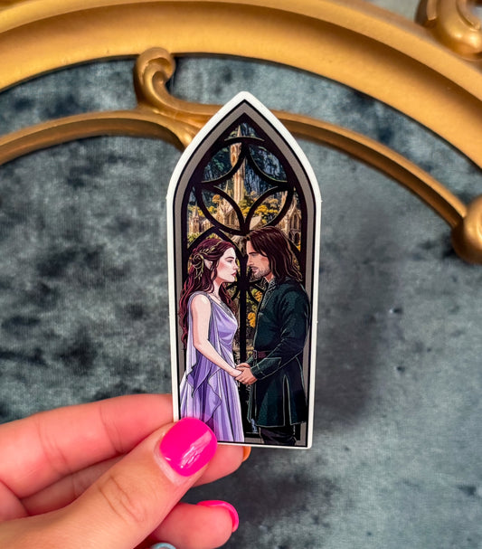 Arwen & Aragorn Window Sticker (NEW!)