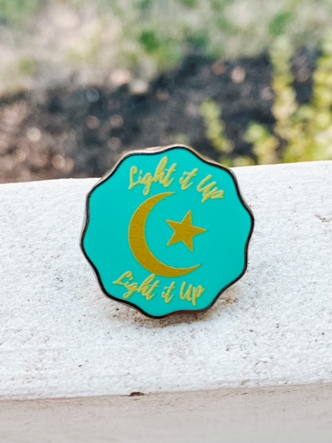 Crescent City Light it Up Quote Mini Pin (LOW STOCK)