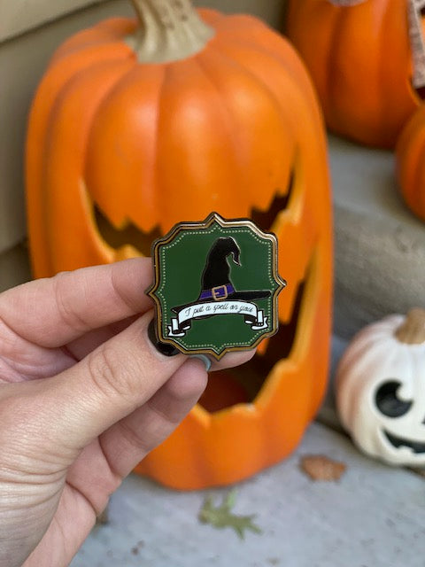 Halloween Quote Mini Pin