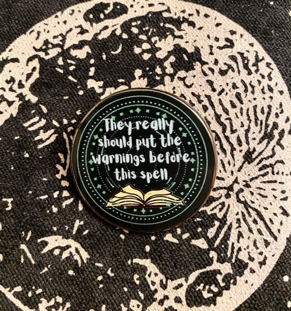 Wizard Quote Mini Pin