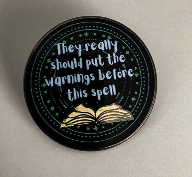 Wizard Quote Mini Pin