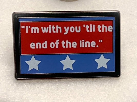 Steve Quote Mini Pin (From Winter Solider)